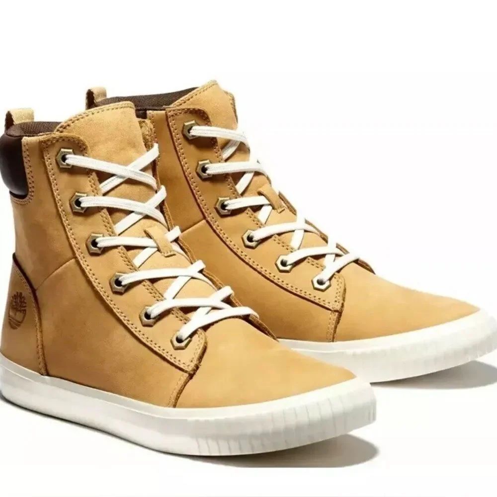 Timberland | Women's Skyla Bay 6-inch BOOTS in Wheat Nubuck | 7.5